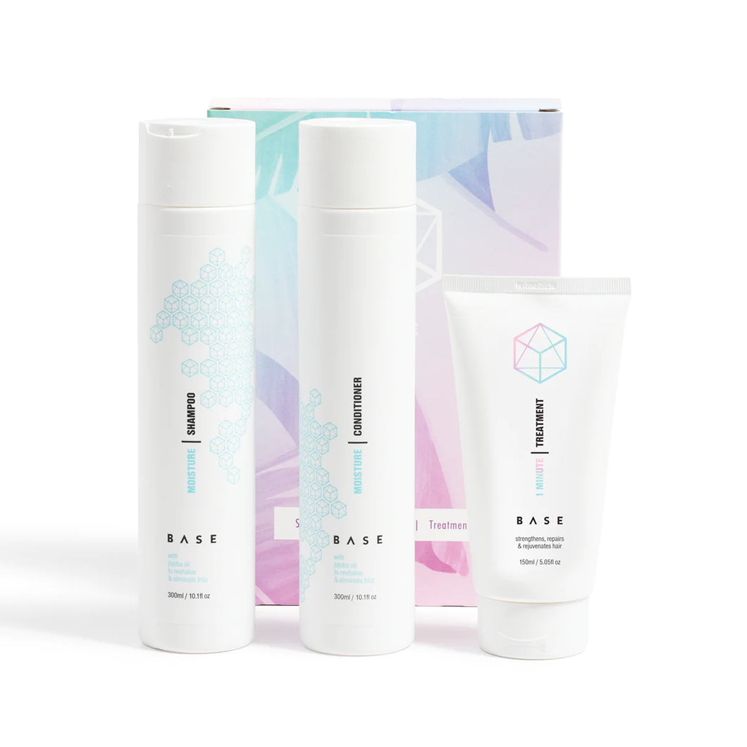 BASE 1 Minute Treatment Trio Pack - Moisture